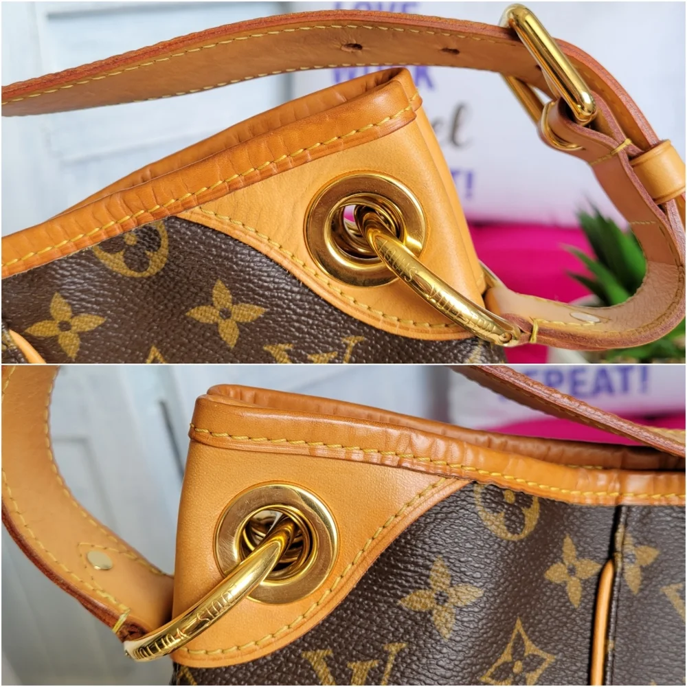 Louis Vuitton Monogram Canvas Hobo with Vachetta Leather Strap